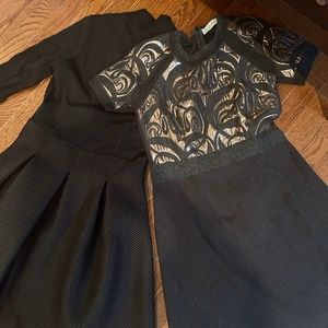 D. Exterior pair of 2 dresses women’s sz Small